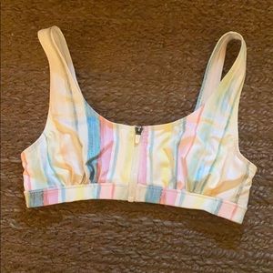 Watercolor bikini top
